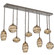 Custom Misto Linear Chandelier (1289|PLB0048-09-FB-OB-C01-E2 (Add Oval Chain))