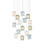 Polpo Misto 15-Light Round Multi-Drop Pendant (92|9000-1421)