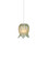 Polpo Green 1-Light Round Multi-Drop Pendant (92|9000-1395)