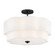 Medium Semi-Flush Mount (87|47733BK)