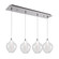 Victoria 29-in Chrome 4-Light Dimmable LED Multi Pendant (461|MP3007CH-04)