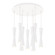 Robson 18-in White 9-Light Multi Pendant (461|MP42502WH-09)