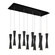 Robson 27-in Black 10-Light Dimmable LED Multi Pendant (461|MP42502BK-10)
