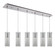 Champagne 42-in Chrome 6-Light Dimmable LED Multi Pendant (461|MP4401CH-06)