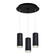 Cameo 11-in Black 3-Light Multi Pendant (461|MP401431BK-03)