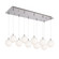 Bolla 29-in Chrome/Opal Glass 10-Light Dimmable LED Multi Pendant (461|MP3106CHOP-10)