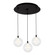 Bolla 12-in Black 3-Light Multi Pendant (461|MP3106BK-03)