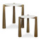 Uttermost Claridge White Marble Nesting Tables Set/2 (85|50336)