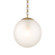 Uttermost Ripple 1 Light Frost Glass Pendant (85|21643)
