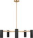 Zentro Five Light Chandelier (38|GLC2055SB)