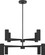Zentro Eight Light Chandelier (38|GLC2068MBK)
