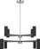 Zentro Eight Light Chandelier (38|GLC2068BN)