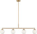 Nube Four Light Linear Chandelier (38|GLC1814SB)