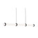 Miami 48'' LED Linear Pendant 120-277V 5CCT BK (1|MIAP0348LAJUDBK)