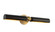 Cole 23-in Brushed Gold and Matte Black Damp-Rated Wall/Picture Light (7713|PL405123BGMB)