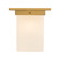 Mineral 8-in (9-in Height) Patina Brass Square Flush Mount with Opal Glass (7713|FM356808PTBOP)