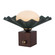 Furrow 9-in Pine Green Table Lamp (7713|TL354012PGN)