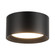 Uma 7-in Black dimmable LED Semi-Flush Mount (461|SF0702807BK)