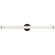 Tectra 36-in Black Damp-Rated Dimmable LED Wall/Vanity Light (461|WS36-044A-BK)