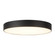 Musa 11-in Black Dimmable LED Flush Mount (461|FM0703611BK)