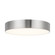 Musa 8-in Brushed Nickel Dimmable LED Flush Mount (461|FM0703608BN)