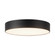 Musa 8-in Black Dimmable LED Flush Mount (461|FM0703608BK)