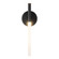 Jeanie 18-in Matte Black Damp-Rated Dimmable LED Wall Sconce (461|WS0712218MB)