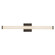 Geri 30-in Black dimmable LED Wall Sconce (461|WS30-014-BK)