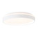 Beanie 15-in White Dimmable LED Flush Mount (461|FM0743916WH)