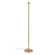 Valor 78-in Brushed Gold dimmable Dimmable LED Floor Lamp (461|FL12168-BG)