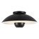 Umbra 14-in Black Semi-Flush Mount (461|SF11914-BK)