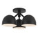 Fosso 13-in Black Semi-Flush Mount (461|SF13312-BK)