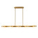 Selene 4-ft Brushed Gold Dimmable LED Linear Pendant (461|LP38148-BG)