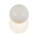 Void 12-in Pearl White Damp-Rated Dimmable LED Wall Sconce (461|WS23212-PW)