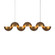 Void 41-in Vintage Brass dimmable LED Linear Pendant (461|LP23241-VB)