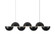 Void 41-in Black Dimmable LED Linear Pendant (461|LP23241-BK)