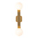 Briar 22-in Brushed Gold Damp-Rated Wall/Vanity Light (461|WS11522-BG)