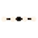 Briar 34-in Black Bathroom Damp-Rated Vanity Light (461|VL11534-BK)