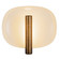 Lustre 9-in Pearl White Damp-Rated Dimmable LED Wall Sconce with Vintage Brass Finish (461|WS20809-PW/VB)