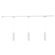 Remuda 3 Light White dimmable 4000K LED Trilo Track Ceiling Kit (461|TR3C4-P71602-WH)