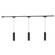 Remuda 3 Light Black dimmable 4000K LED Trilo Track Ceiling Kit (461|TR3C4-P71602-BK)