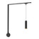 Remuda 1 Light Black dimmable 4000K LED Trilo Track Wall Kit (461|TR1W4-P71602-BK)