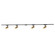 Paolo 4 Light (2-in) Brushed Gold dimmable 3000K LED Trilo Track Ceiling Kit (461|TR4C-S25925-BG)