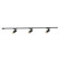 Paolo 3 Light (2-in) Black dimmable 3000K LED Trilo Track Ceiling Kit (461|TR3C-S25925-BK)