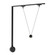 Faria Double 3-in Black dimmable LED Trilo Wall Kit (461|TR1W4-P27203-BK)