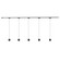 Faria 5 Light Black Dimmable 3000K LED Trilo Track Ceiling Kit (461|TR5C-P26903-BK)