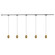 Eloa 5 Light Brushed Gold dimmable 4000K LED Trilo Track Ceiling Kit (461|TR5C4-P89703-BG)