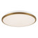 Brook 15-in Brushed Gold Dimmable LED Flush Mount (461|FM43315-BG-5CCT)