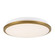 Brook 11-in Brushed Gold Dimmable LED Flush Mount (461|FM43311-BG)