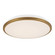 Brook 13-in Brushed Gold Dimmable LED Flush Mount (461|FM43313-BG-5CCT)